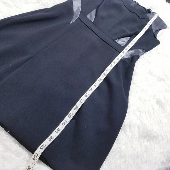 The Kooples Leather Details Sheath Dress Slit - Picture 8 of 12